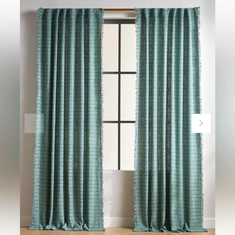 ANTHROPOLOGIE Verity Tweed Cotton Curtain